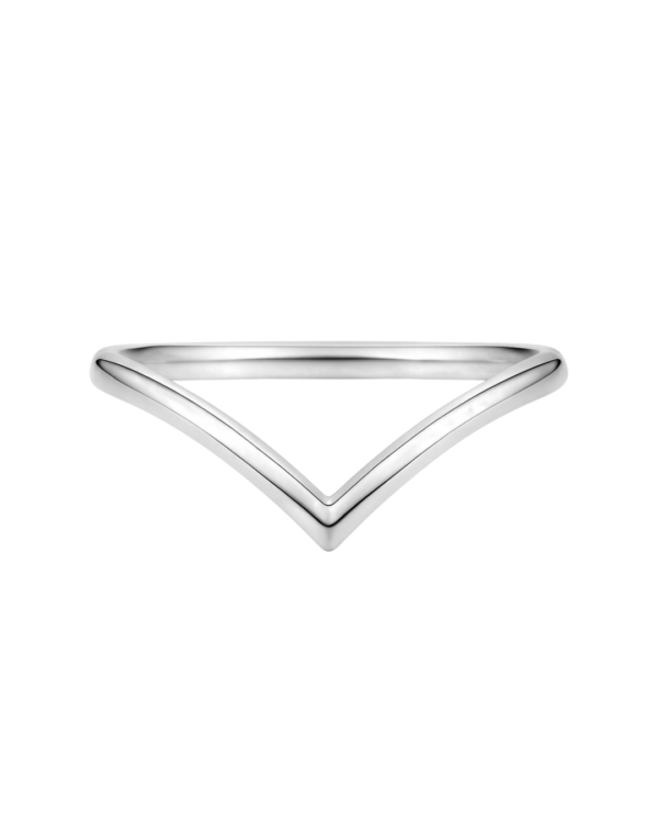 Wishbone Plain Wedding Band – 2mm Width