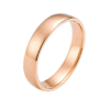 Classic Matte Rose Gold Wedding Band – 4mm