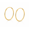9K Yellow Gold Sleeper Earrings