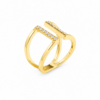 Natural Diamond Open Top Ring