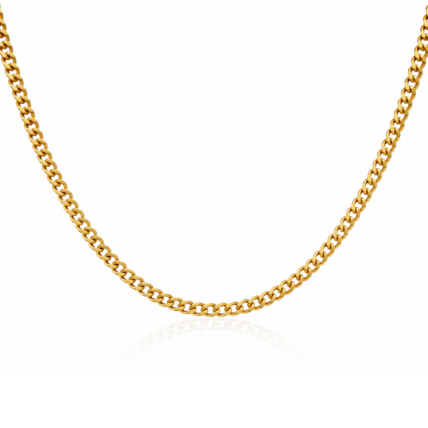 1.40mm Curb 2 Sides Diamond Cut Chain