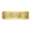Bevelled Edge Yellow Gold Wedding Band – 9mm