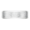 Bevelled Edge White Gold Wedding Band – 8mm