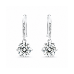 Diamond Drop Earrings – 2 × 0.20ct Natural