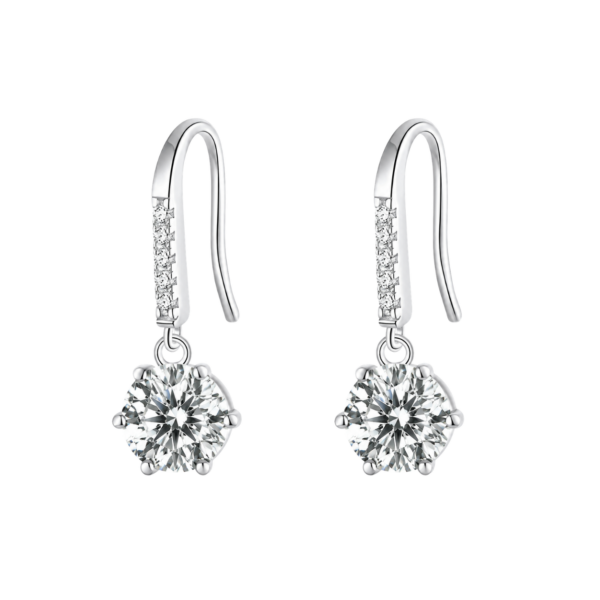 Diamond Drop Earrings – 2 × 1.00ct Lab-Grown