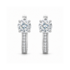 Diamond Channel Huggies – 2 × 1.00ct Lab-Grown
