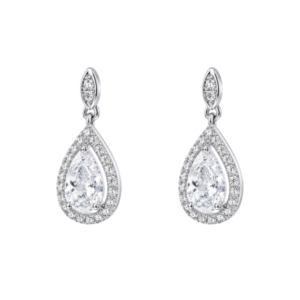 Tear Drop Diamond Earrings – 2 × 1.00ct Lab-Grown