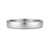 Classic Matte White Gold Wedding Band – 6mm