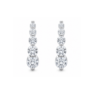 Tapered Diamond Huggies – Lab-Grown