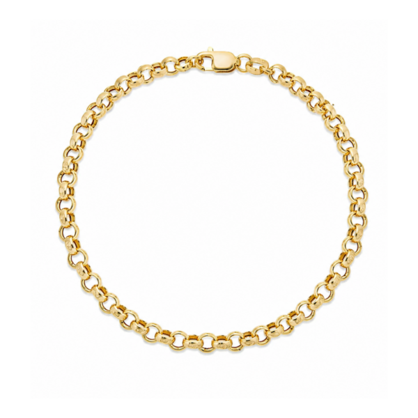 3.00mm Hollow Rolo Belcher Bracelet