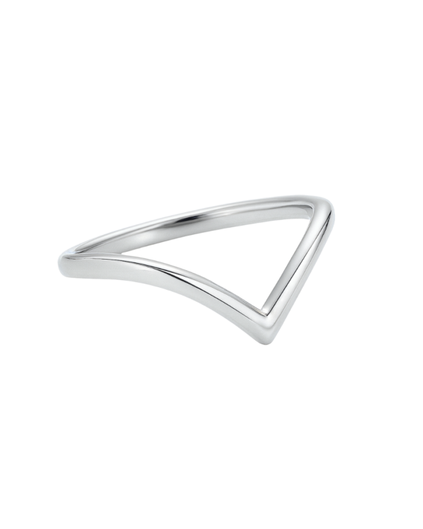 Wishbone Plain Wedding Band – 2mm Width