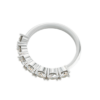 Lab-Grown Seven-Stone Wedding Band – 3mm Diamonds