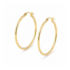 9K Yellow Gold Hoop Earrings