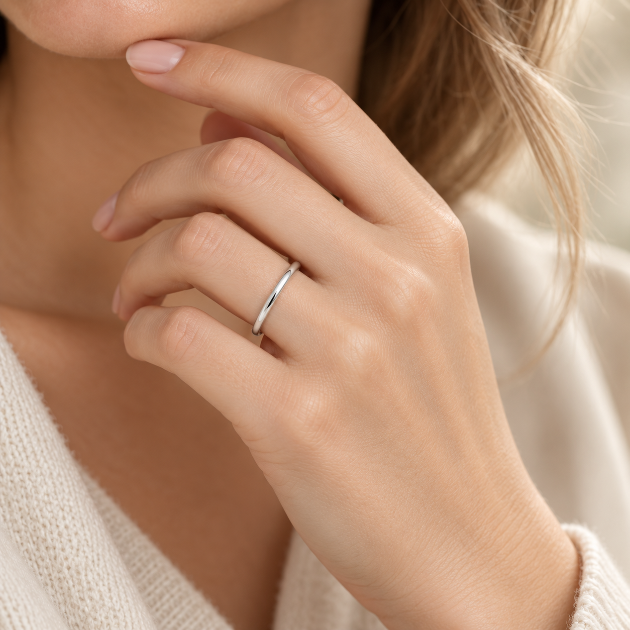 Plain Ladies Wedding Bands