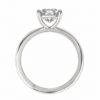0.30ct Natural Cushion Classic Solitaire Engagement Ring