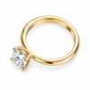 1.50ct Lab-Grown Cushion Classic Solitaire Engagement Ring