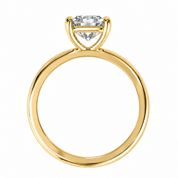 1.50ct Lab-Grown Cushion Classic Solitaire Engagement Ring