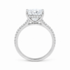 2.00ct Lab-Grown Cushion Hidden Halo Engagement Ring