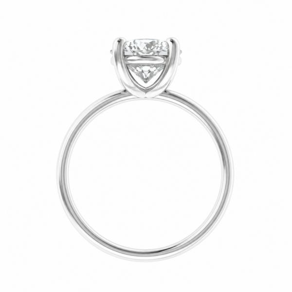 0.30ct Natural Oval Classic Solitaire Engagement Ring
