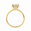 0.50ct Natural Oval Classic Solitaire Engagement Ring
