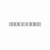 Lab-Grown Half Eternity Closed Gallery Wedding Band – 3mm Diamonds