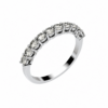 Lab-Grown Half Eternity Gallery Wedding Band – 3.4mm Diamonds