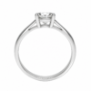 0.30ct Natural Round Brilliant Four-Claw Knife Edge Solitaire