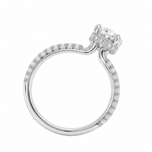 0.50ct Natural Round Brilliant Hidden Halo