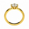 0.50ct Natural Round Brilliant Six-Claw Heart Solitaire