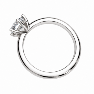 3.00ct Lab-Grown Round Brilliant Six-Claw Heart Solitaire