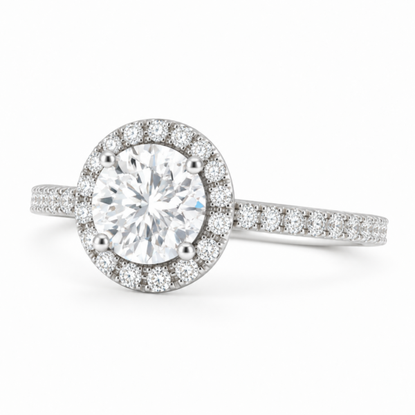 2.00ct Lab-Grown Round Brilliant Classic Halo