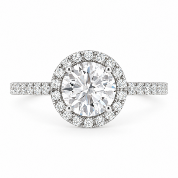 2.00ct Lab-Grown Round Brilliant Classic Halo
