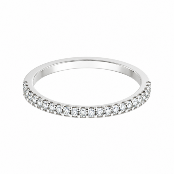 Lab-Grown Classic Half Eternity Wedding Band – 2.3mm Diamonds