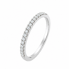 Lab-Grown Classic Half Eternity Wedding Band – 2.3mm Diamonds